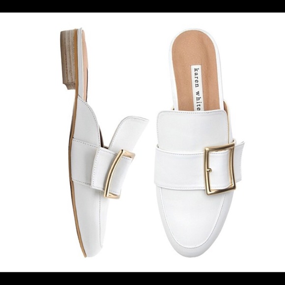 karen White Shoes Karen White Flats Us Women Size 65 Like New
